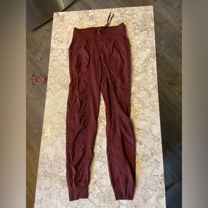 Lululemon Dance Studio Joggers. Size two. Burgundy.